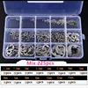 100Pcs GB896M1.2 M1.5 M2 M2.5 M3 M4 M5 M6 M7 M8 304 Stainless Steel Circlip Sack Retainer E E-type Buckle-shaped Split Washers ► Photo 1/2